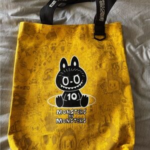 Pop Land Exclusive 10th Anniversary Yellow Tote Bag
